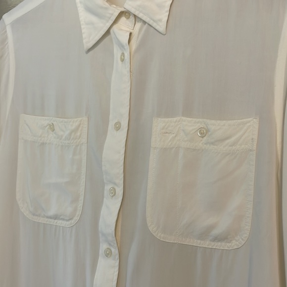 Lauren Ralph Lauren Ivory Button Down - Picture 2 of 12